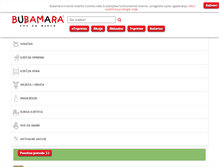 Tablet Screenshot of buba-mara.pikapolonica.si